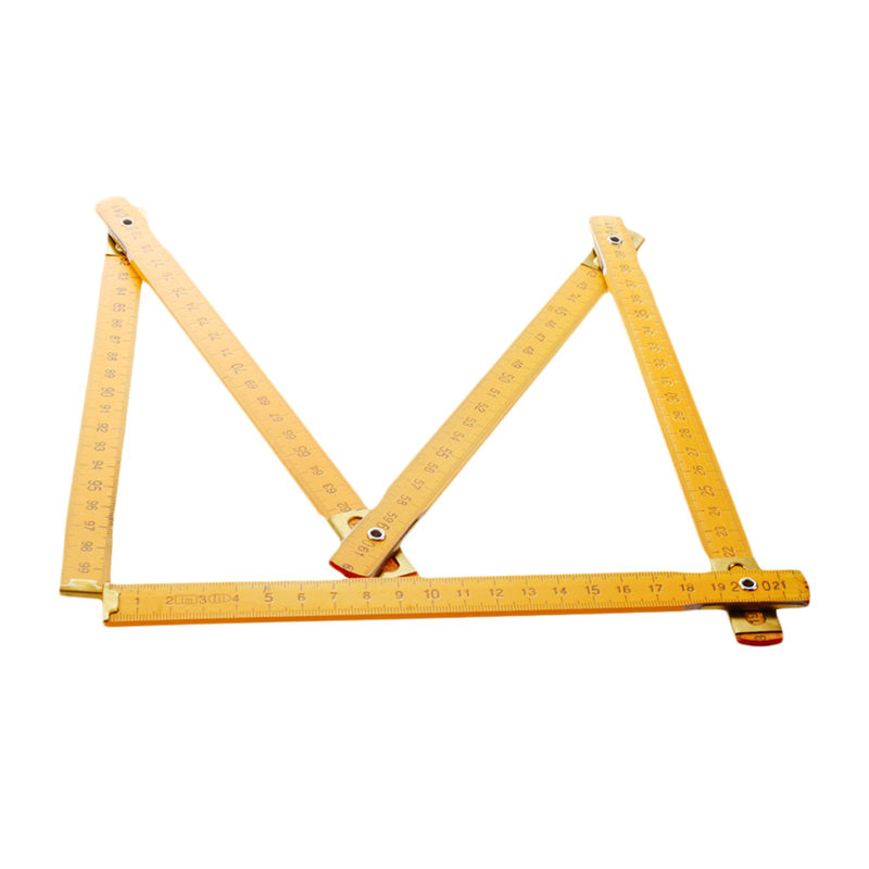 Portable Carpenter Wooden Folding Ruler 100cm/39inch. 