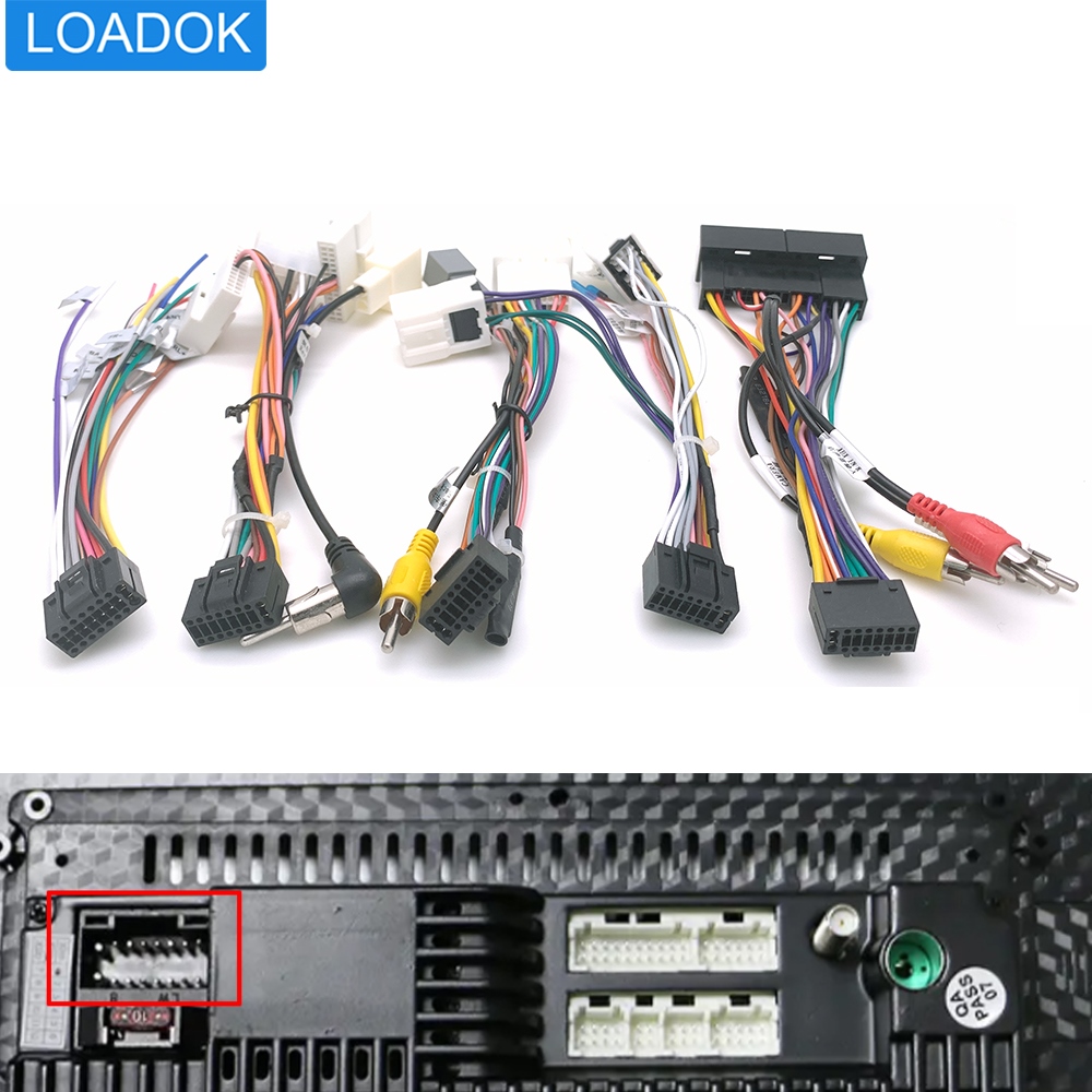 16 Pin Universal Car Android Radio Wire Harness Stereo Wiring USB GPS Adapter Cable For Hyundai Honda Nissan Kia Ford Toyota VW