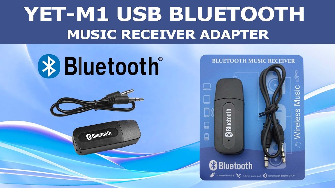 Wireless Music Receiver YET-M1  USB Bluetooth Music Receiver  Bluetooth Music Reciever. 