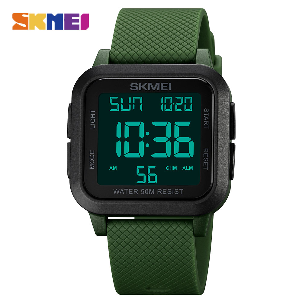 SKMEI Men's Sports Electronic Watch Waterproof LED Luminous Men's Watch 1894. 