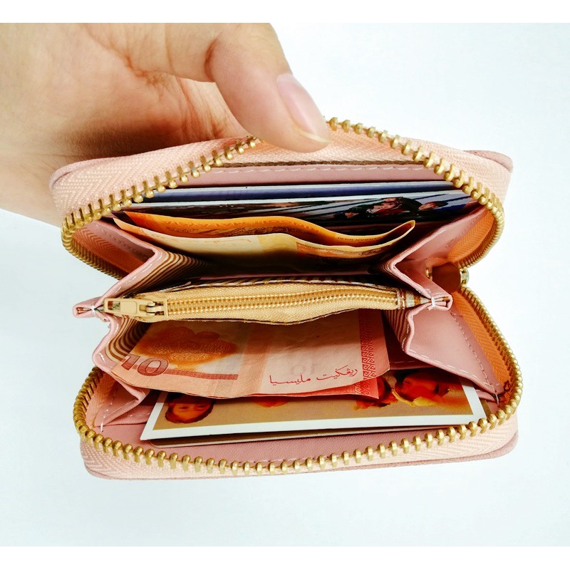 KPOP Wallet Purse 3 layer BTS STRAY KIDS ENHYPEN NCT TXT Dompet Perempuan Wallet Women. 
