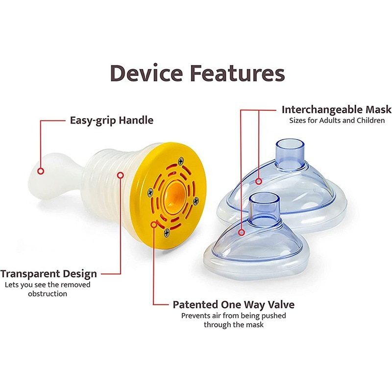 LifeVac Portable First Aid Kit Emergency Device Saving Home Outdoor Choking Breath Trainer Asphyxia Rescue Adult Children. 