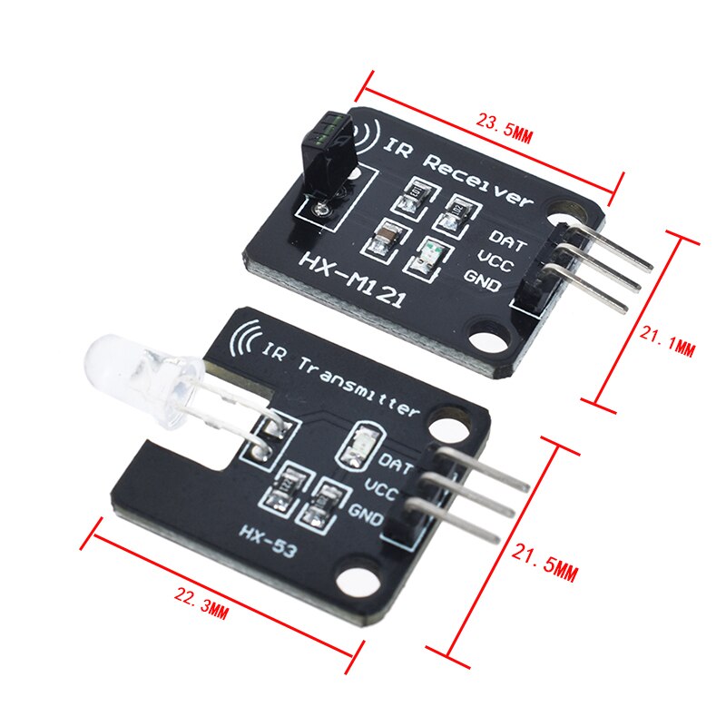 1set/lot Ir Infrared Transmitter Module Ir Digital 38khz Infrared Receiver Sensor Module For
