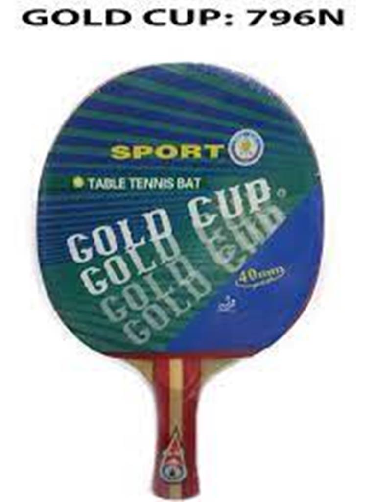 gold cup table tennis bat