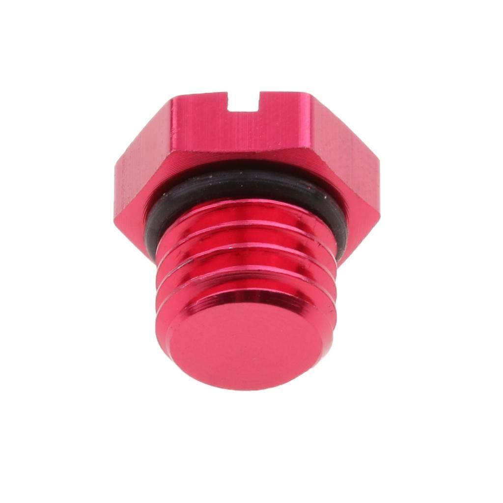 9x Air Bleeder Screw for Duramax Diesel Fuel Filter Housing 2001-2016 Red. 