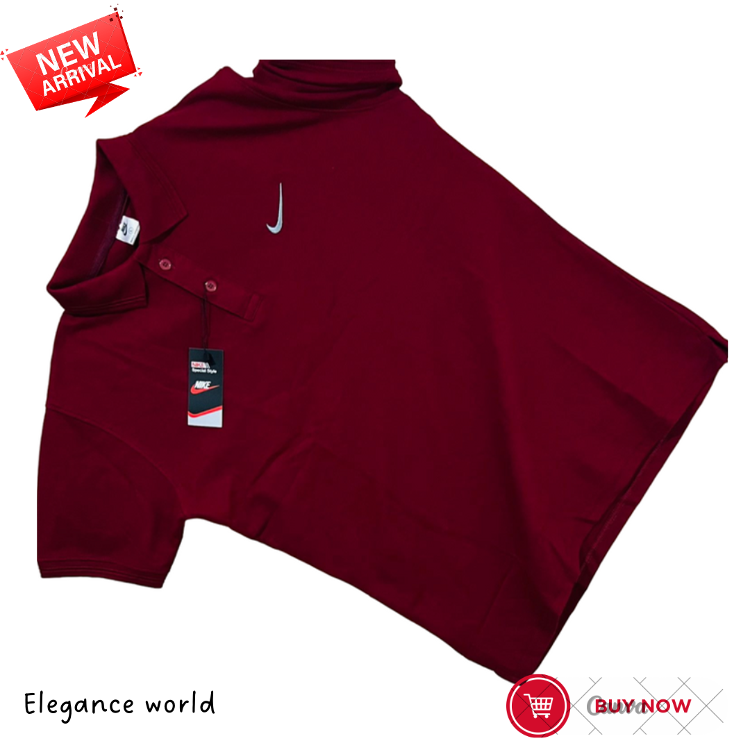 Men's casual Nike Men’s Collar T-shirts. 