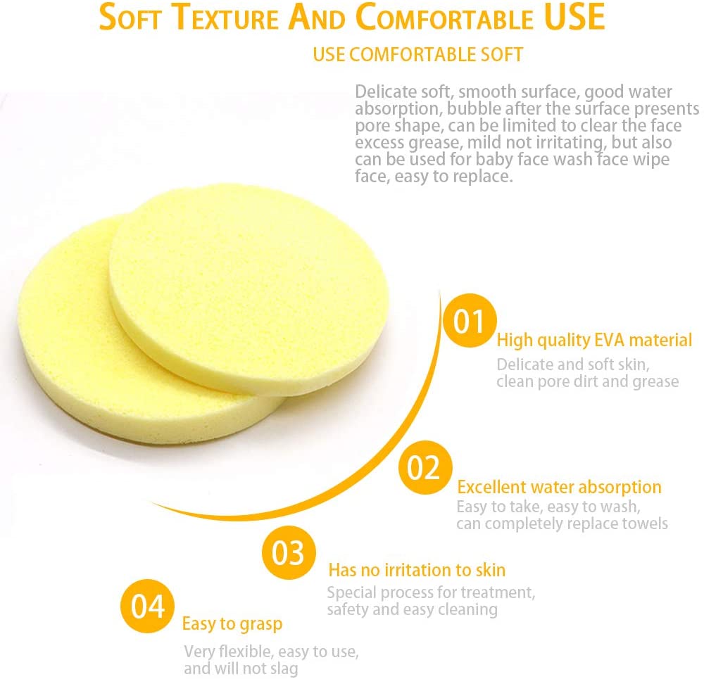 Compressed Facial Cleansing Sponge 12 Pcs. 