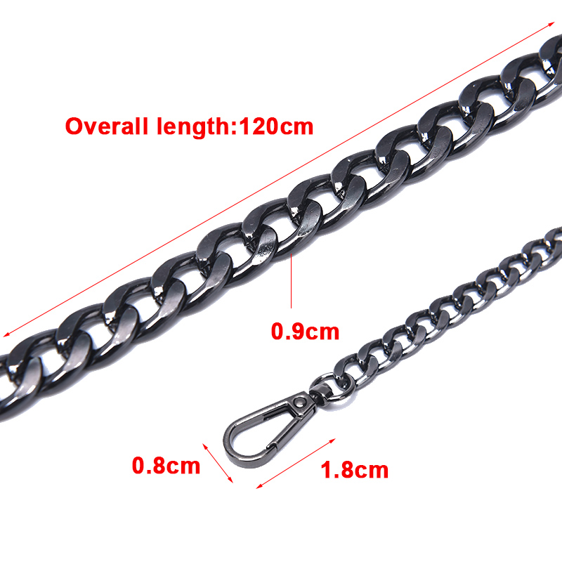 DIY Bag Strap Chain Wallet Handle Purse Strap Chain Replaced  Bag Spare Parts. 