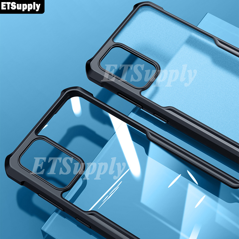For OPPO A74 5G Armor Case Transparent Hard Cover Full Protector Back Cover for Oppo A74 5G. 