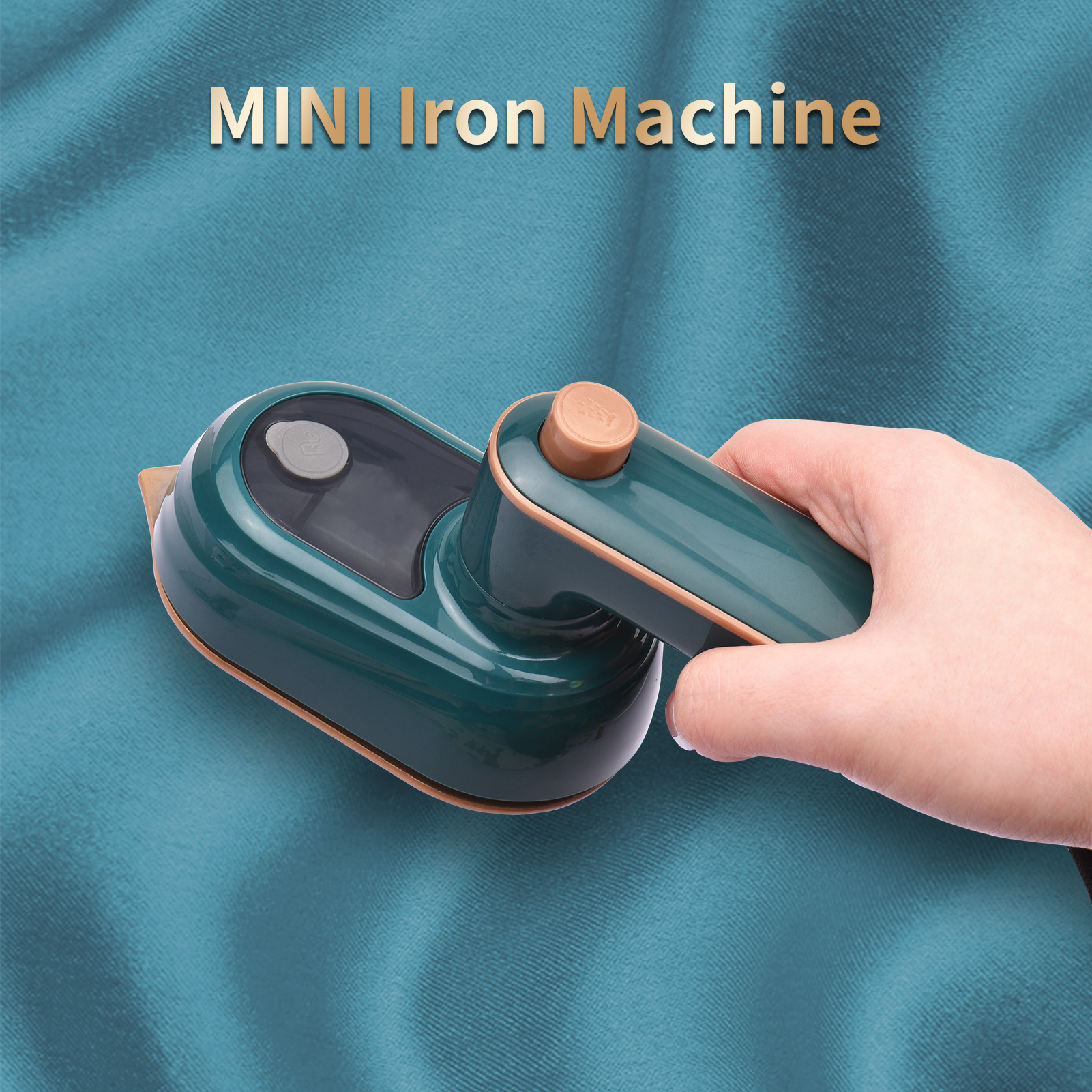 Mini Heat Press Machine T-Shirt Printing Steam Heating Transfer Press Handheld Iron Machines Support Dry Wet Ironing for Clothes Bags Hats Pads Blanket Phone Case Portable HTV Vinly Projects DIY Home Business. 