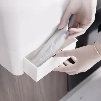 Kitchen Cabinet Door Hanging Trash Can With Lid Wall Mounted Waste