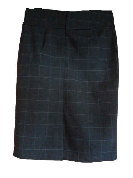 Women Ladies Formal Short Pencil Cut Black Skirt Office Wear. 