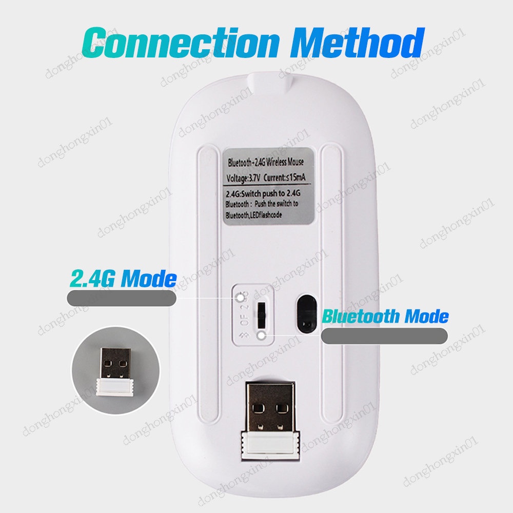 【ThinkWay】Rechargeable Wireless Mouse For Microsoft Surface Pro 9 5G 2022 8 X 13 inch 7 Plus 6 5 4 12.3" Portable Magic Silent Mice Mobile Phone Office Gaming Mouse for Surface Go 3 2 2020. 