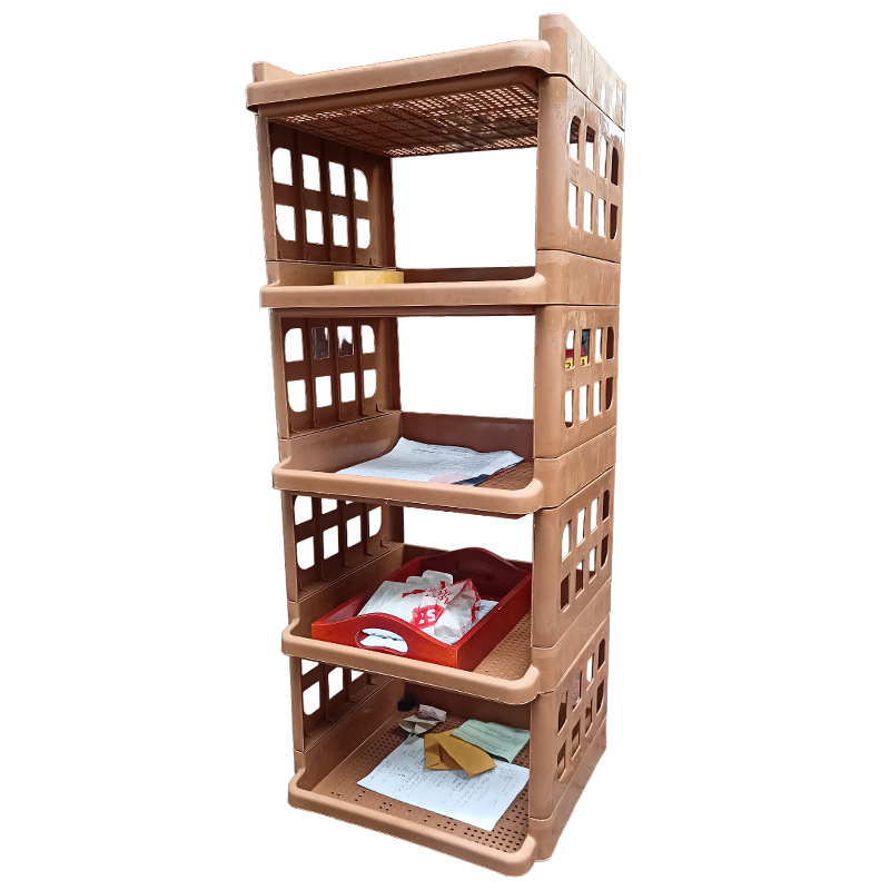 5 Layer Plastic Storage Rack, Book Shelf, Storage Rack for Home, Plastic Racks for Storage. 