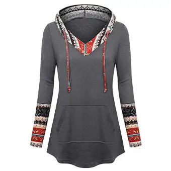 long sleeve tunic sweatshirt