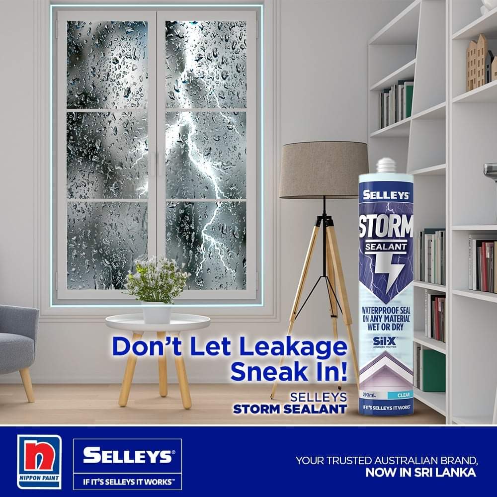 Selleys Storm Sealant Clear 290ml Waterproof Seal On Any Material Wet Or Dry