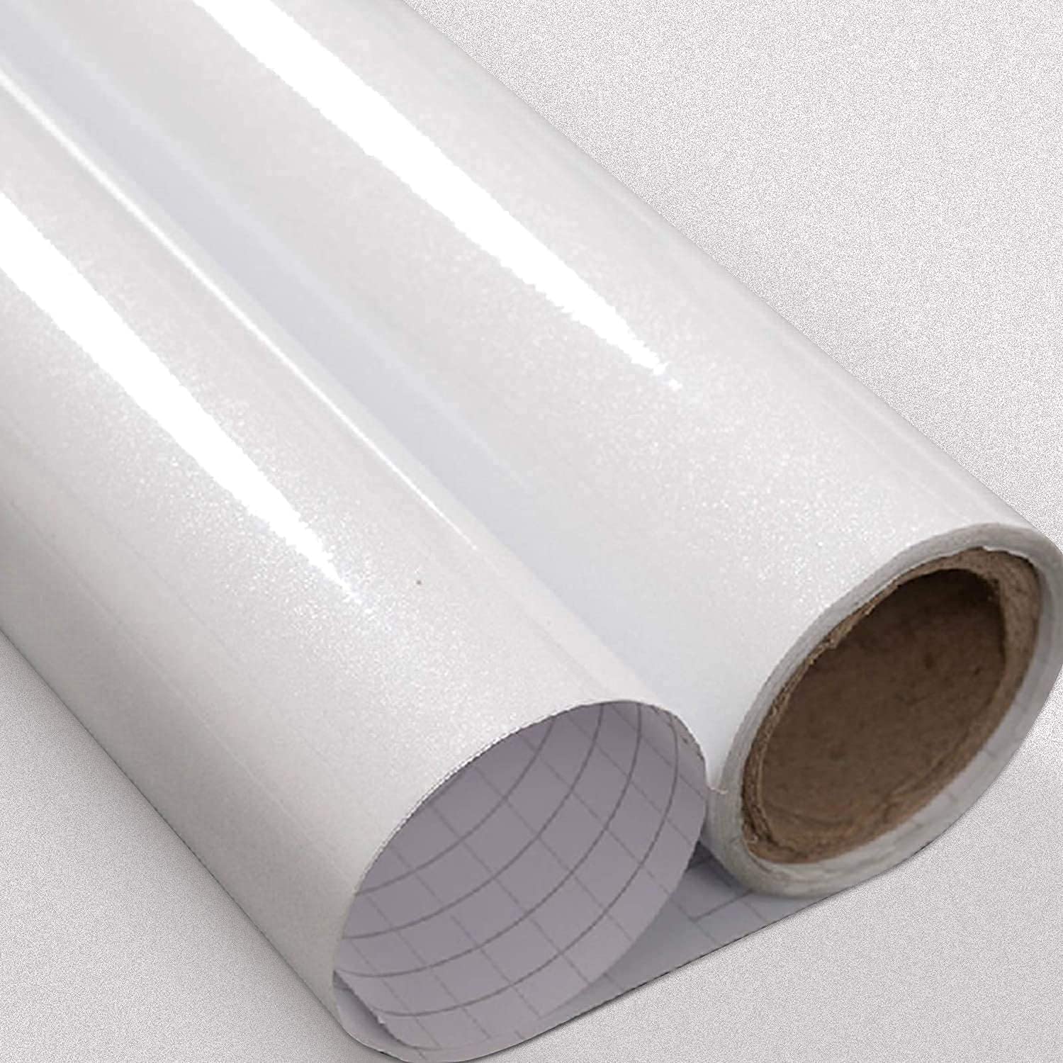 Glossy White Wallpaper Peel and Stick Countertop Sticker SelfAdhesive