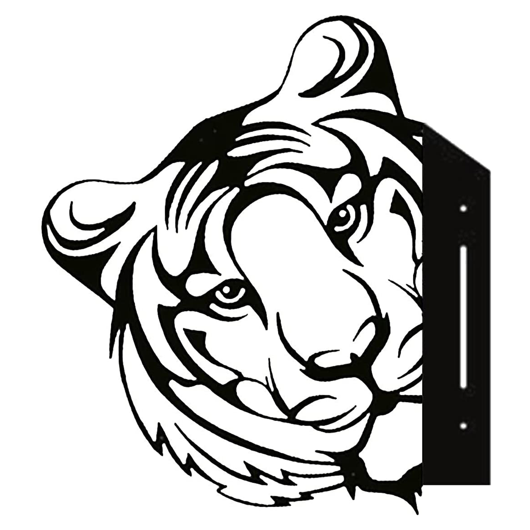 Farm Animals Metal Art Sculpture Fence Wall Decor Dog 【名入れ無料】