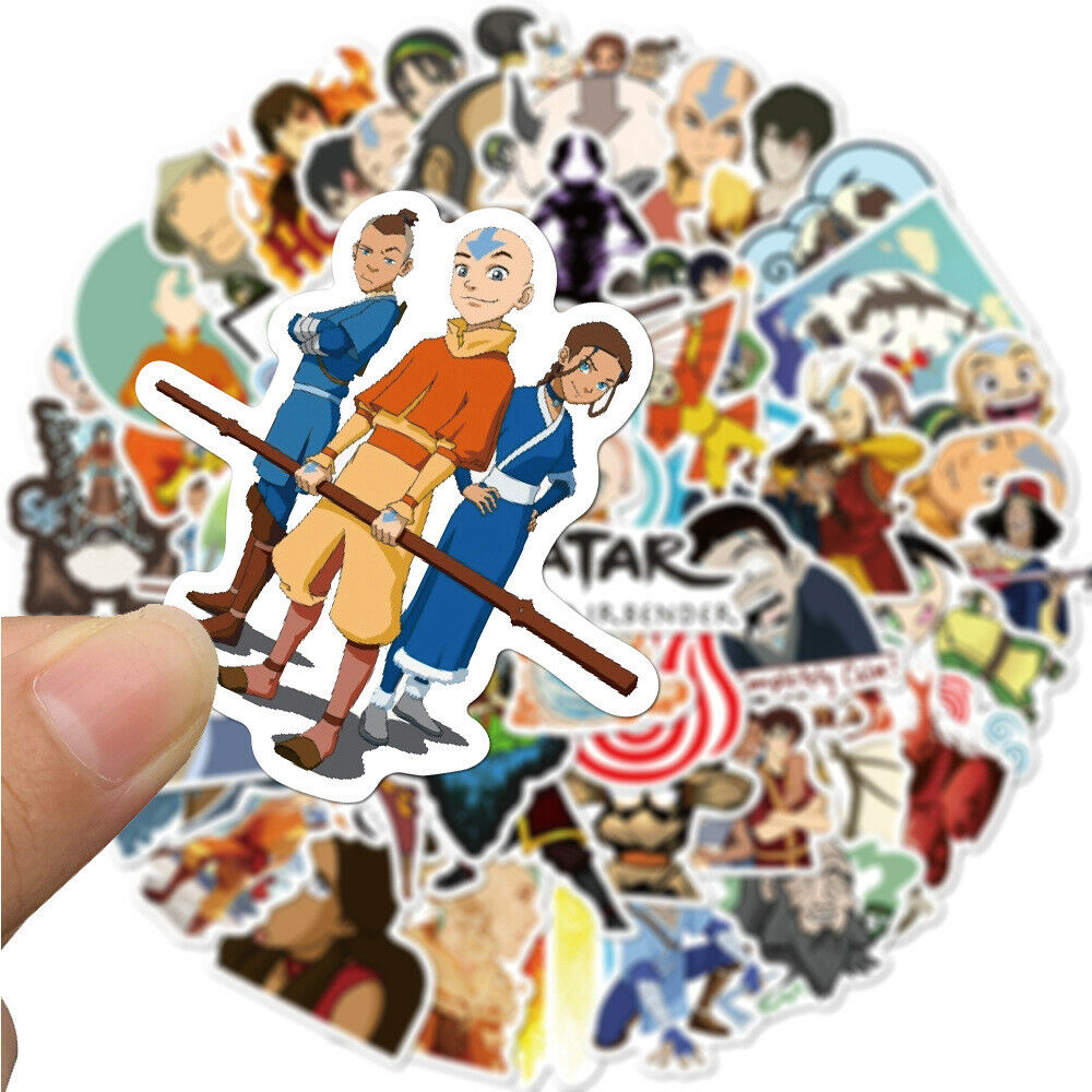 20/40/60pcs Avatar The Last Airbender Stickers Laptop Luggage Skateboard Stickers. 