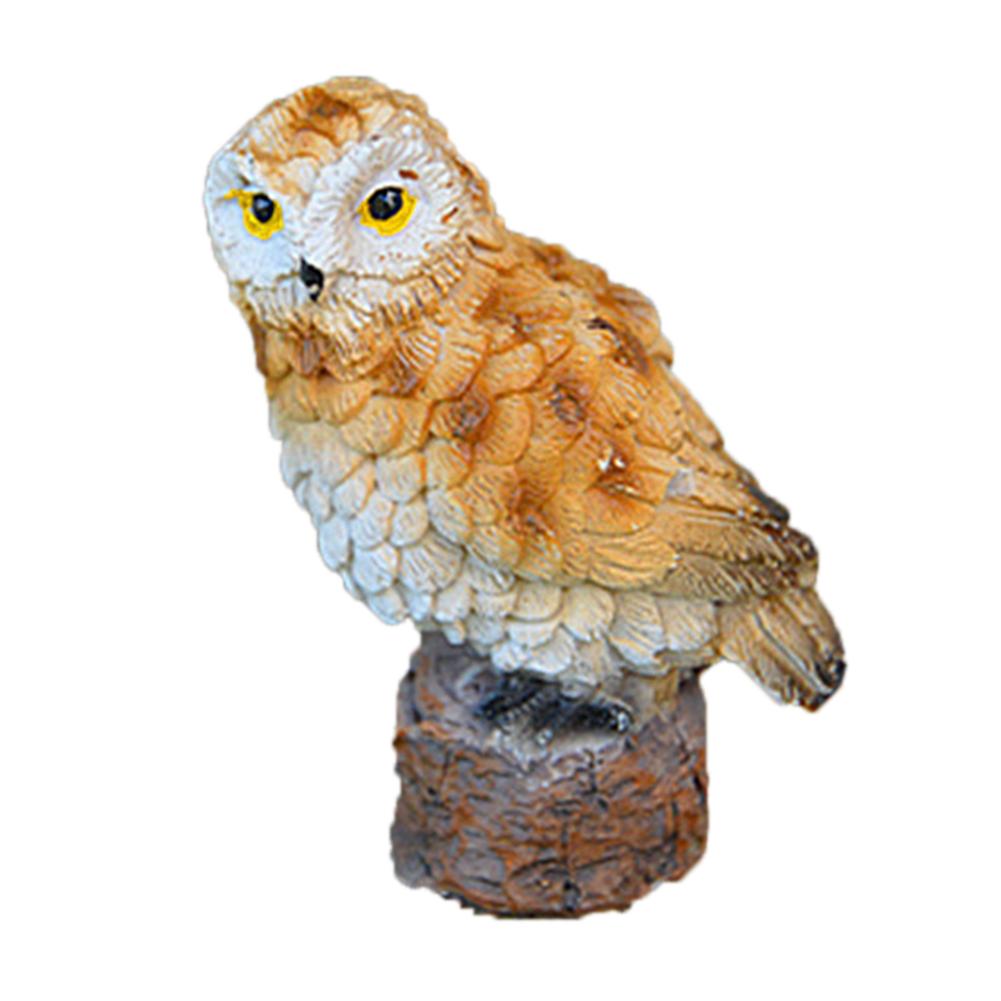 Mini Owl Figurine Miniatures Animal Simulation Birds Micro Landscape