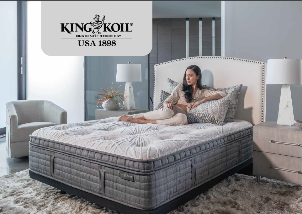 King Koil Nature Comfort Latex Plush 10" - Single Size Spring Mattress (36" x 78" x 10"). 