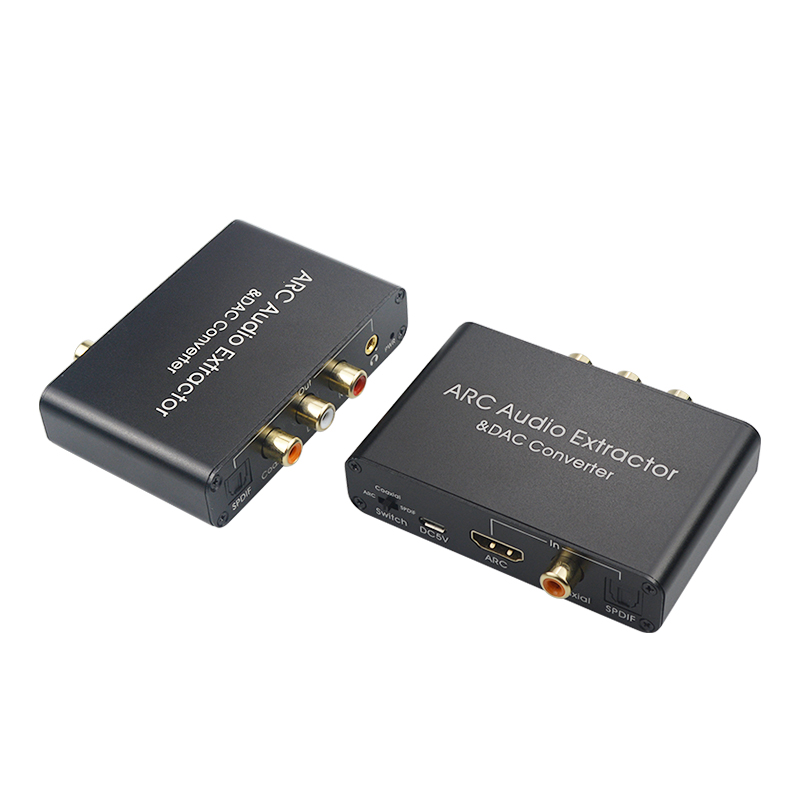 192KHz ARC Audio Adapter HDMI Audio Extractor Digital to  og Audio Converter DAC SPDIF Coaxial RCA 3 5mm Jack Output. 
