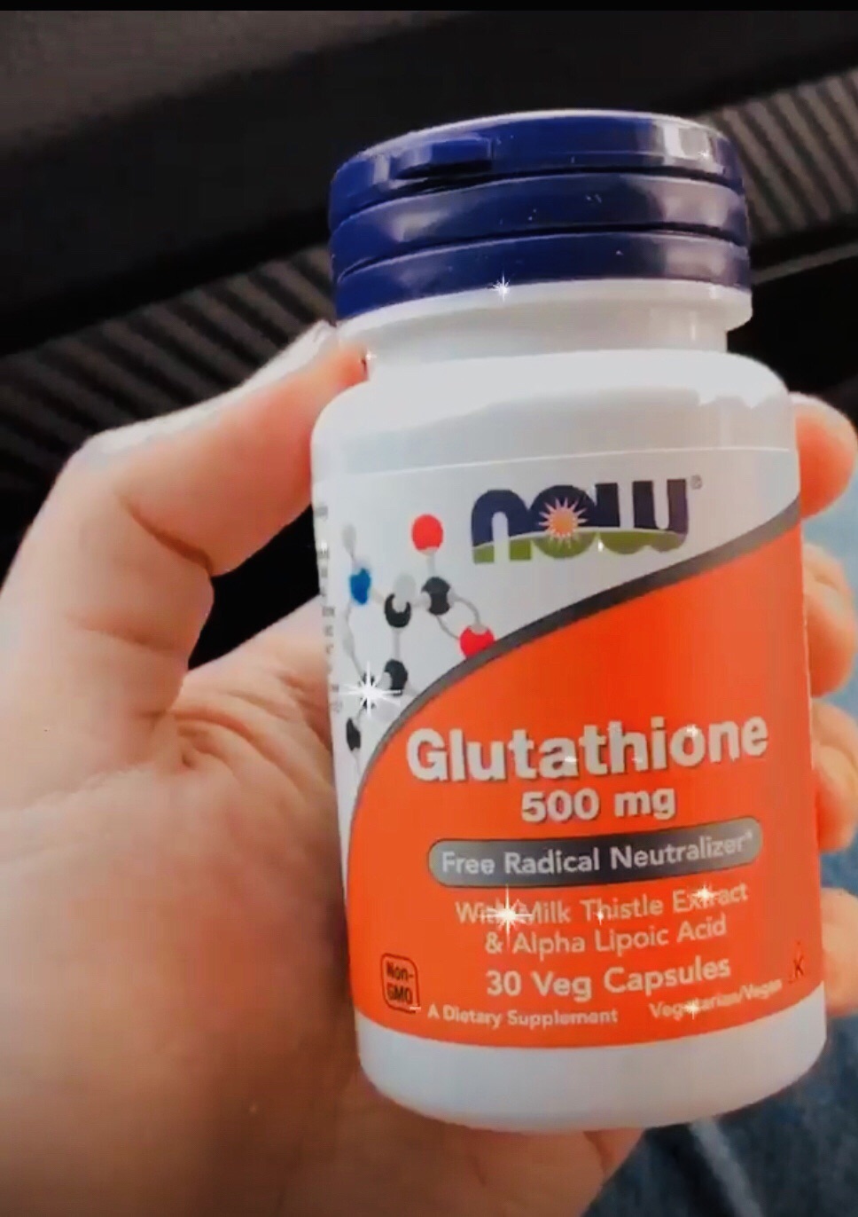 now glutathione 500mg 60 vcaps Glutathione | Glutathione Capsules | Glutathione Veg Capsules main image 0