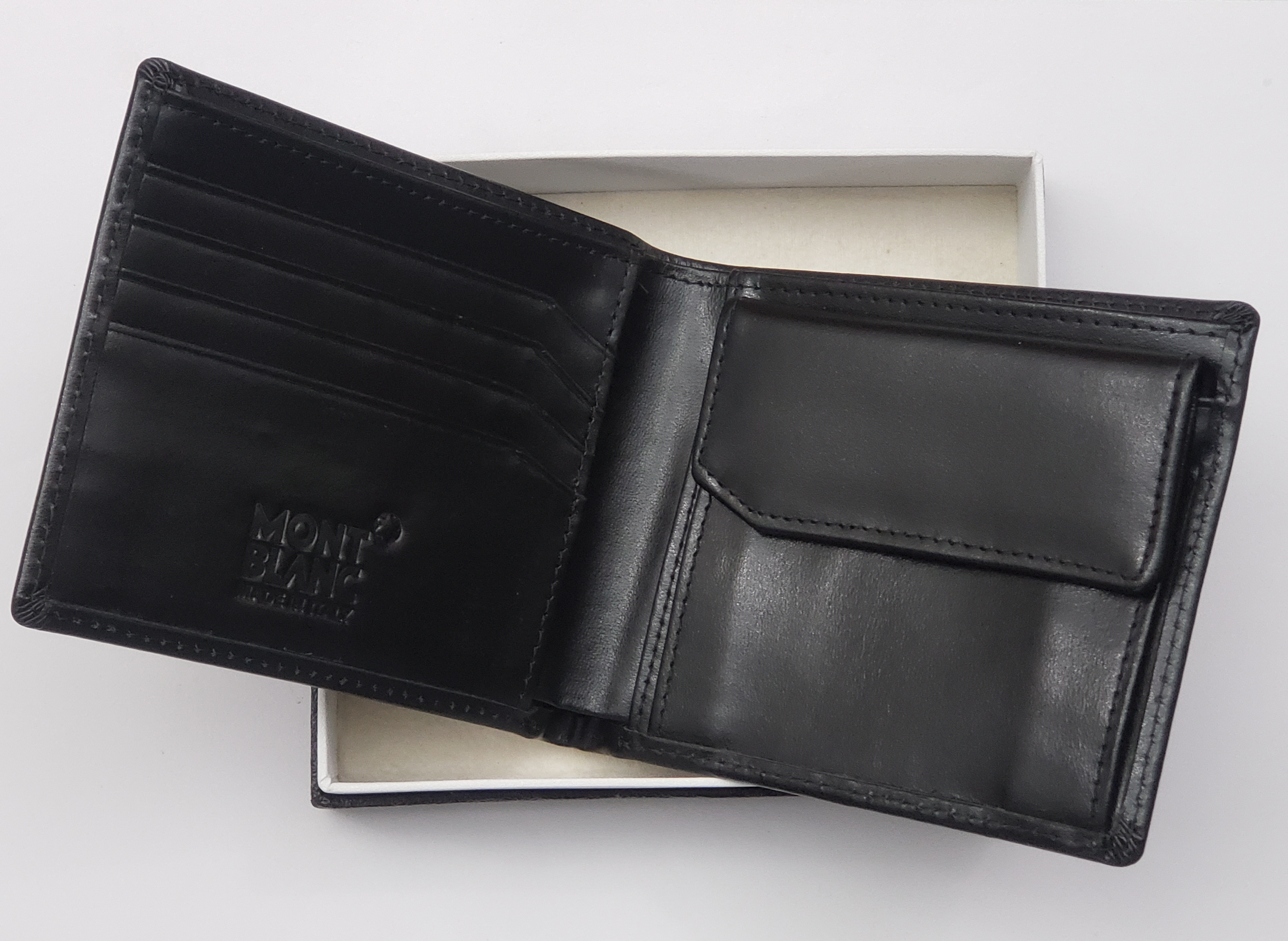 Genuine Leather Montblanc Men Wallet