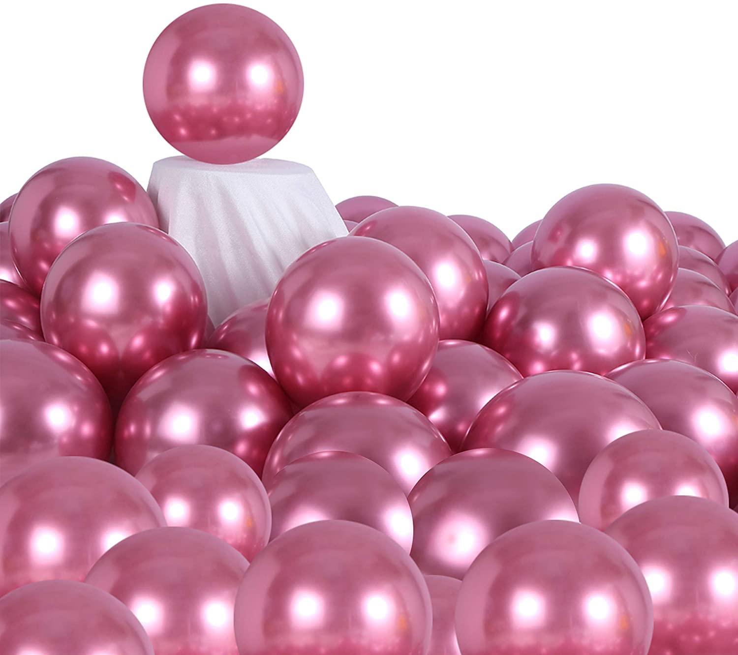 pink balloons