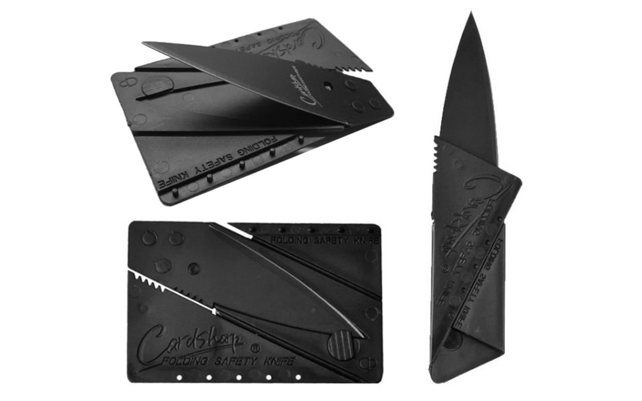 Cardsharp Credit Card Knife Stainless Steel Blade. 