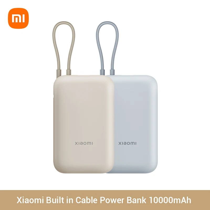 Xiaomi Mi Built In Cable Power Bank 10000mAh 22.5W P15ZM Type-C Two way Fast Charging Original