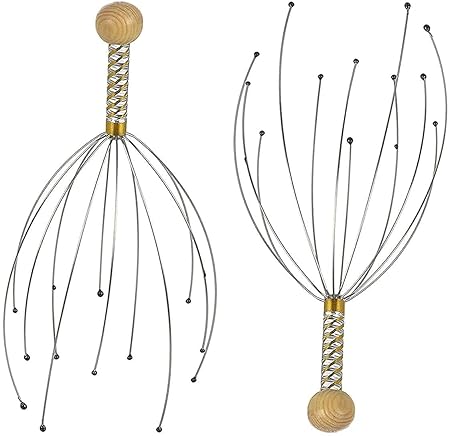 FORIOX Scalp Massage Machine Head Massager Scalp Scratcher 12 Fingers Head Scratcher For Body Relaxing Hair, Head Massage. 