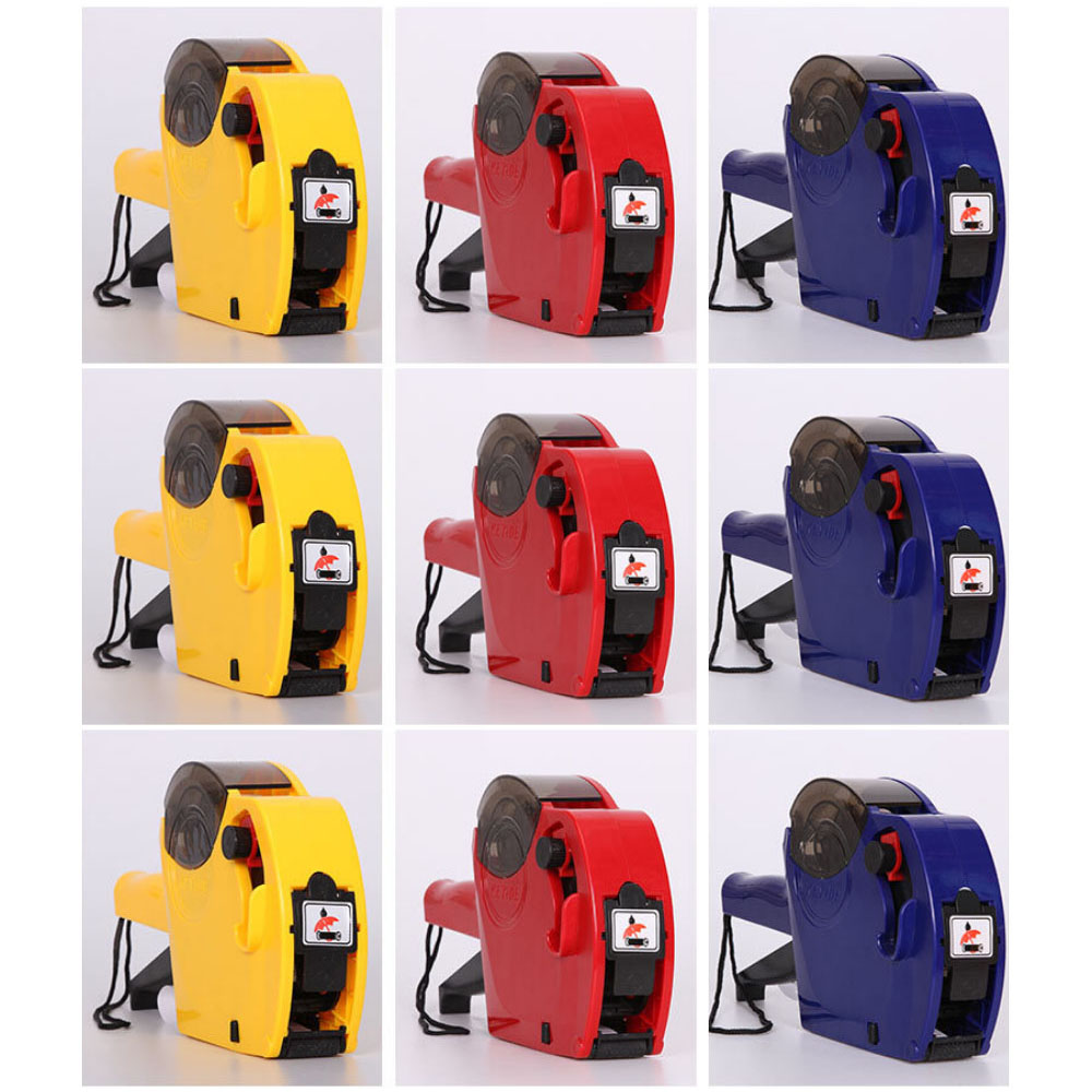 EOS5500 Price Labeller,8 Digit 2 Line Label Gun Handheld Price Labeller Price Tag Machine Label Maker  Price Gun. 