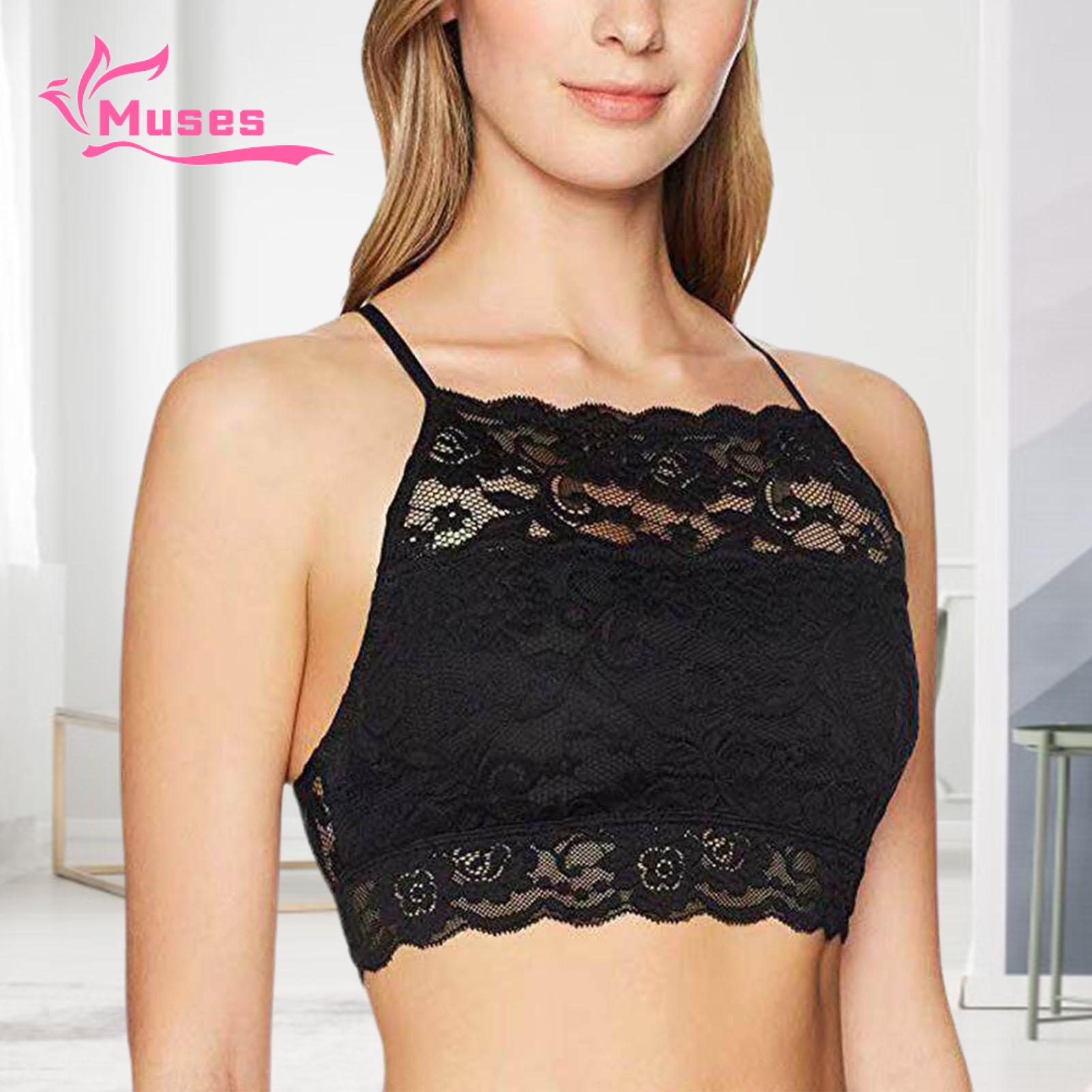 Muses Mall Thin and breathable lace fabric will keep you feeling cool in hot summer. The bandeau design can show off your collarbone very well.. 