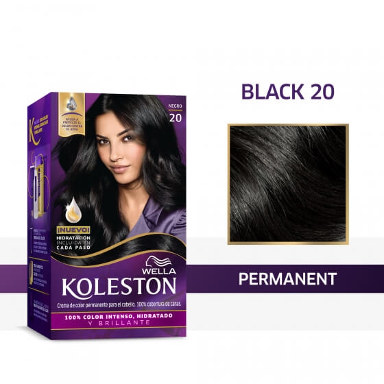 Wella Koleston Hair Color (Wkhc) Black Sliky Soft and Shine Made in Germany – 110 ML