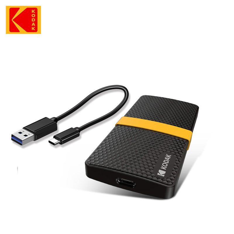 Kodak X200 Portable SSD 2TB 1TB USB 3.1 Type C External Drive Hard Disk 512GB 256GB Solid State Drive For PS4 Laptop Macbook PC