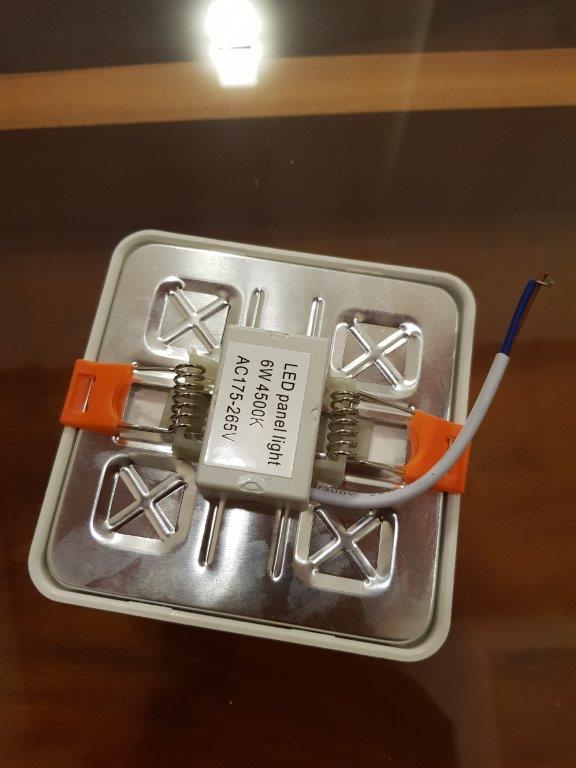 Narrow Frame High quality sunlight color RECESS mount Panel lights 6W,8W,15W,20W Square– New design. 