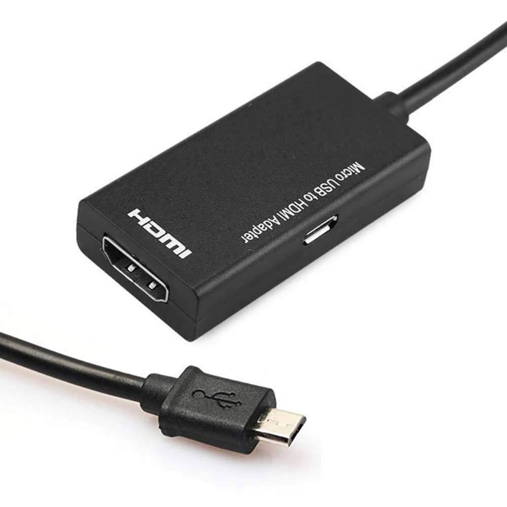 Micro-USB to HDMI Adapter 1080P HDMI Cable for Android Phone Tablet TV Support 192KHz Digital Audio. 
