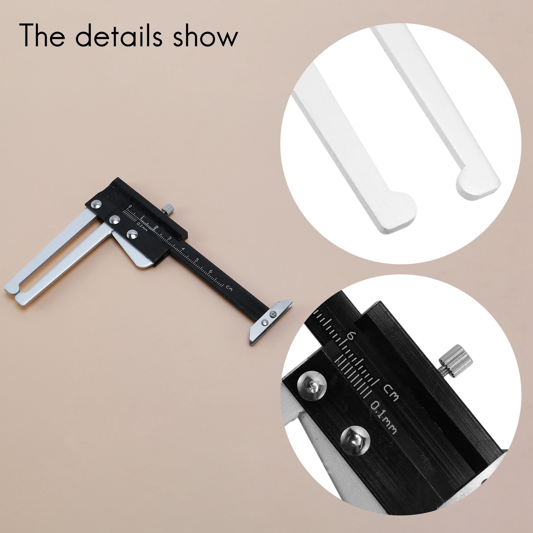 Disc Brake Rotor Caliper 0-60mm Gauge Gage Micrometer Measuring Tool. 
