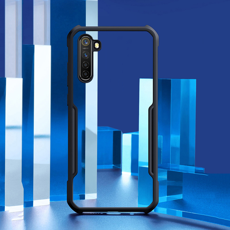 Phone Case Realme 6 Pro Back Cover Transparent Clear Armor Shockproof Back Cover for Realme 6 Pro Case. 