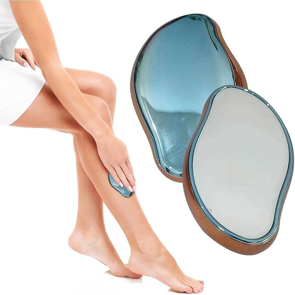 Crystal Hair Eraser Physical Hair Remover Rubber Safety Epilator Reusable Easy Clean Body Beauty Glass Hair Removal Tool. 