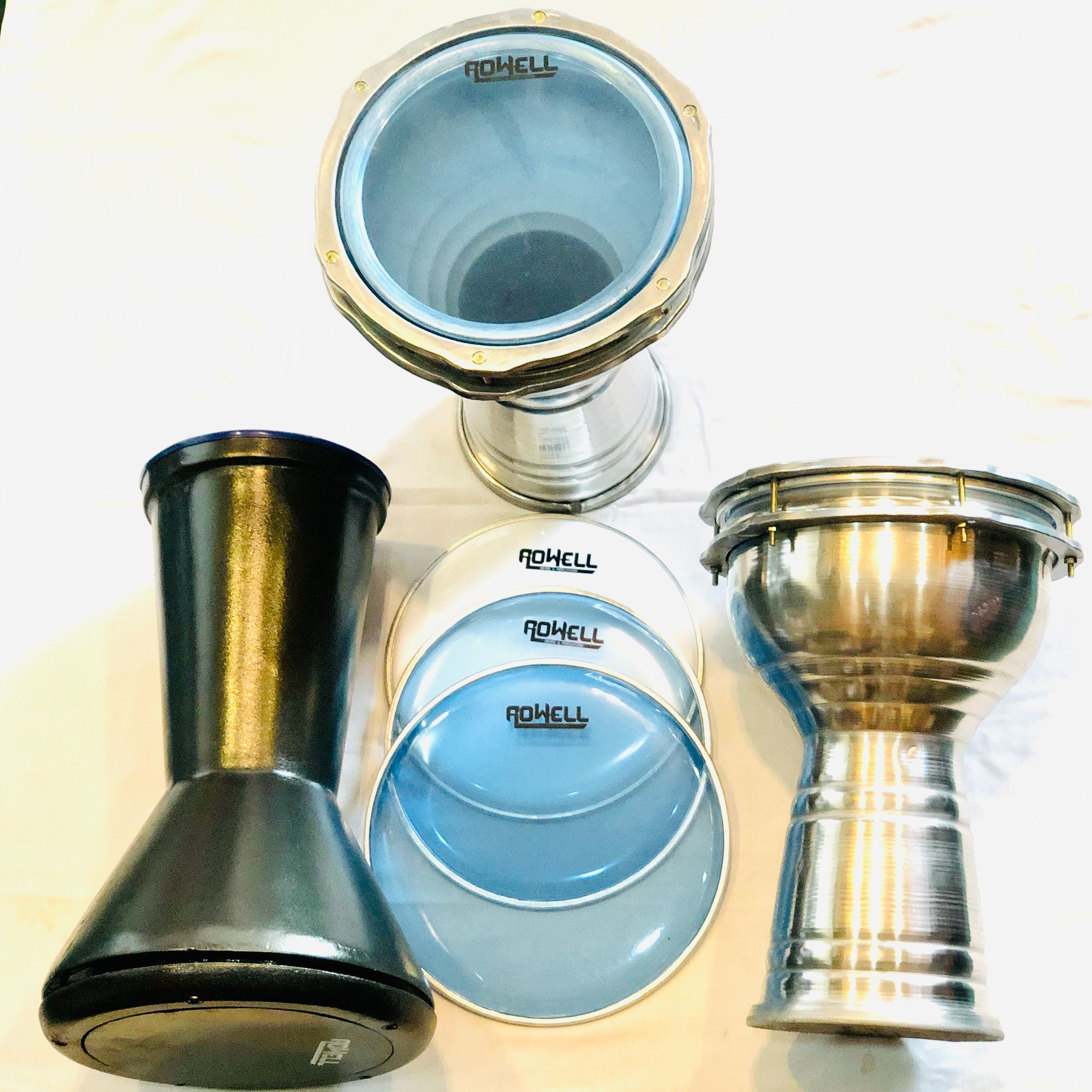 1 piece 8.75/ 9/ 10 inch Imported Genuine Drum Head Rowell Darbuka Skin ...