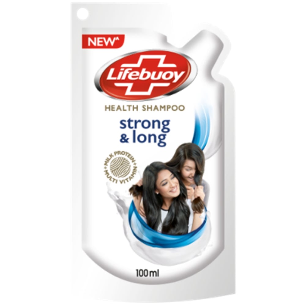Lifebuoy Strong & Long Health Shampoo Pouch 100ml. 