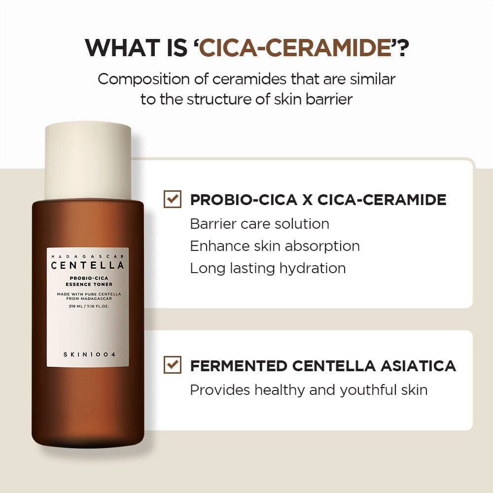 [SKIN1004 OFFICIAL] Madagascar Centella Probio-Cica Essence Toner 210ml | soothing | reduces | redness | Centella Asiatica extract and probiotics. 
