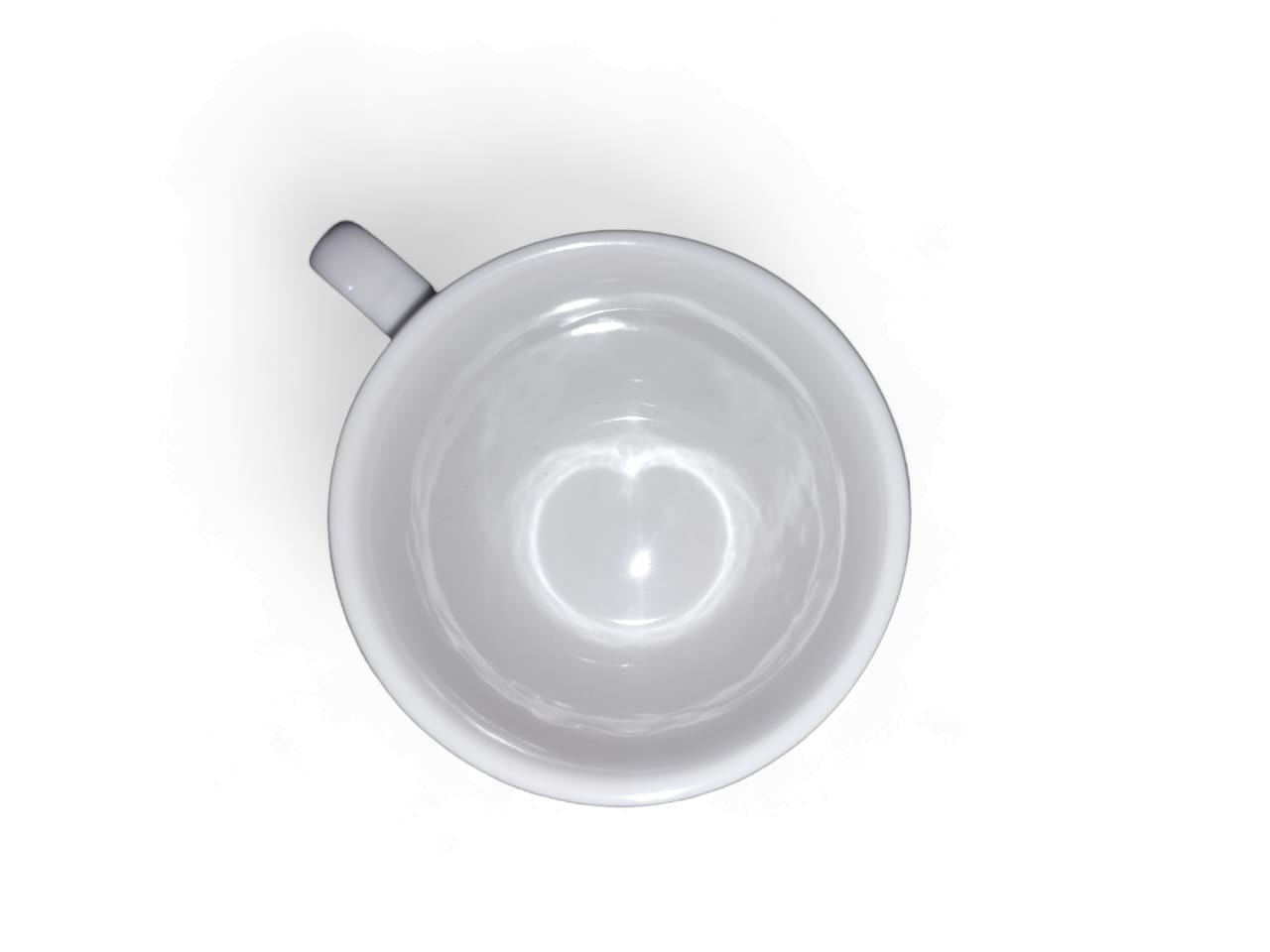 Textured White Ceramic Mug. 