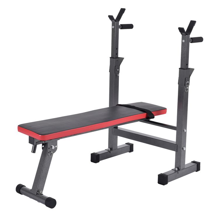 WINNOW Adjustable Weight Bench With Dip Station Folding Heavy Duty ...