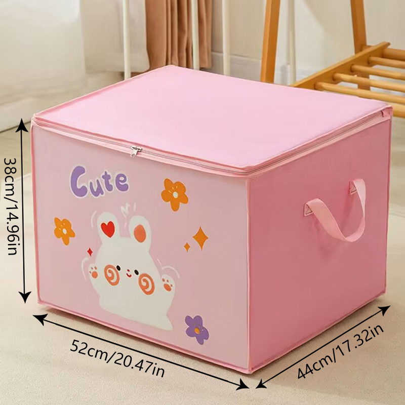 Cube Folding Toys Storage Box Toy Organizer Box Felt Cloth Fabric ...