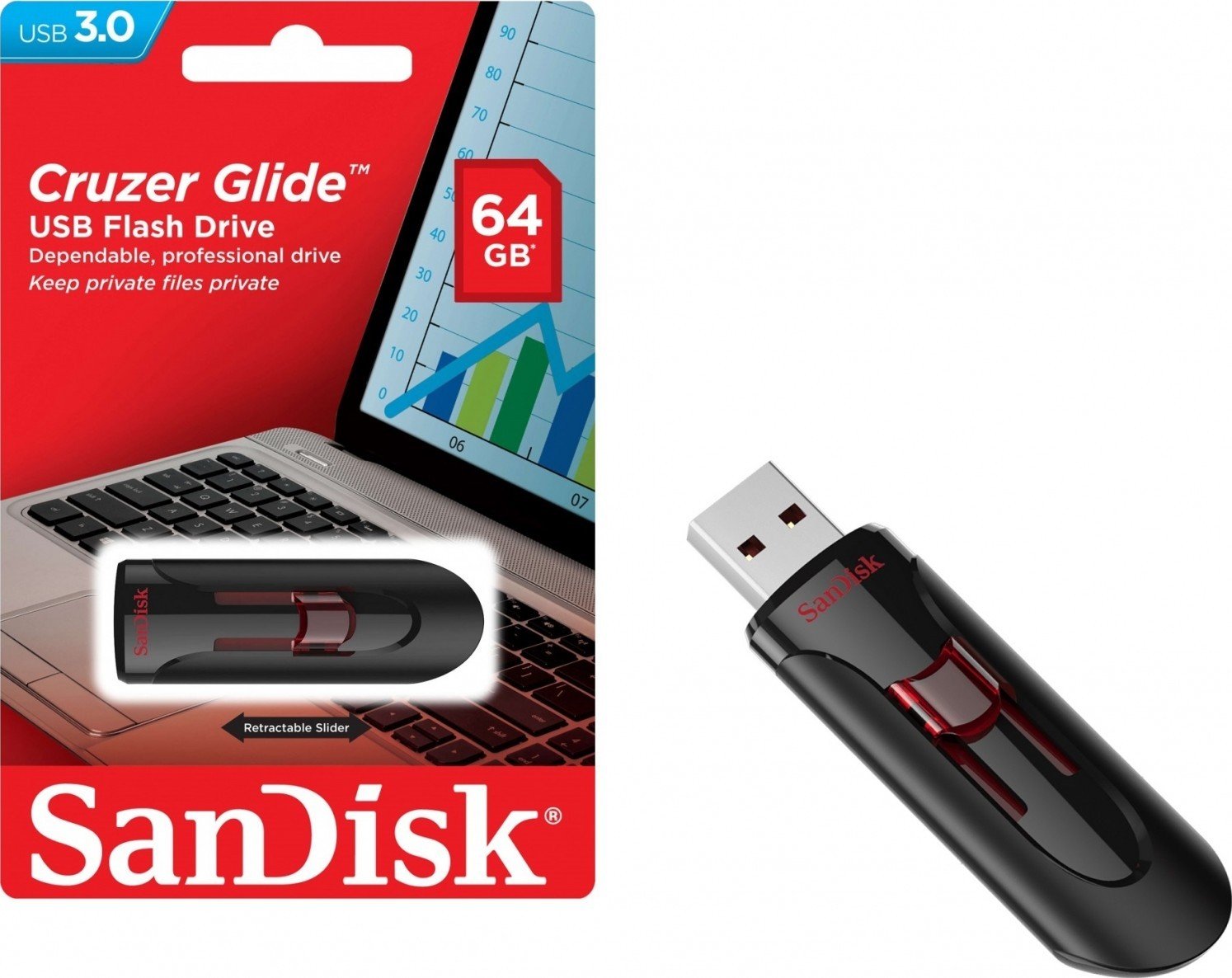 SanDisk CZ600 USB Flash Drive 32GB 64GB USB 3.0 Pen Drive 128GB 256GB  Pendrive High Speed. 