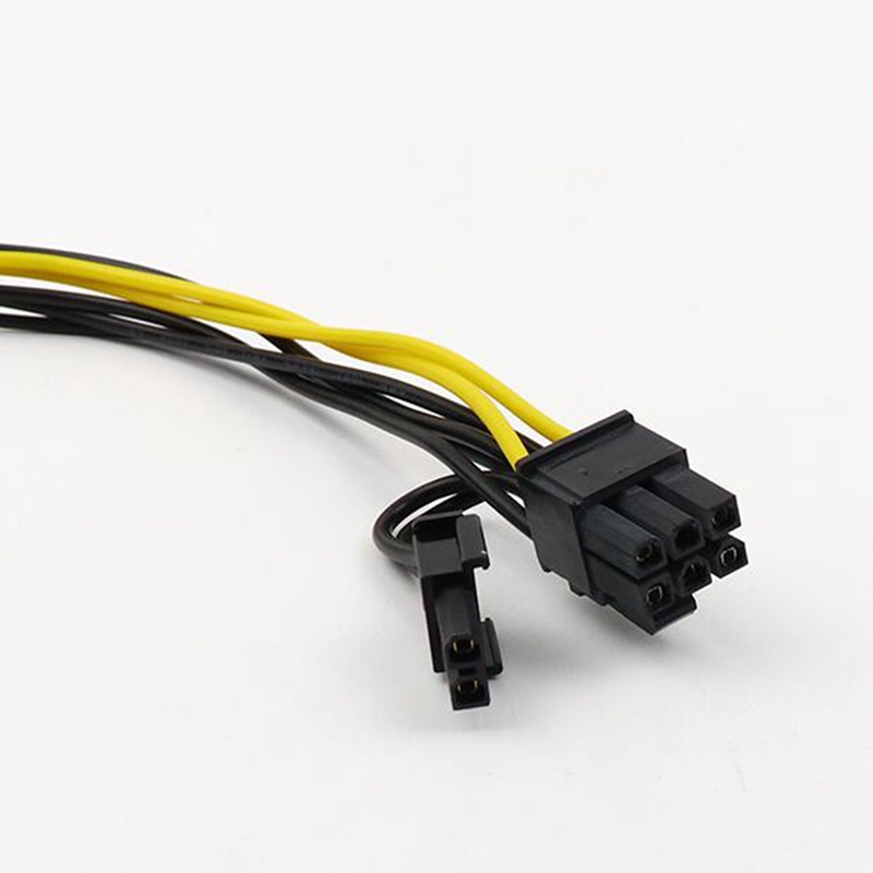5PCS 15Pin SATA Male to 8Pin(6+2) PCI-E Power Supply Cable 20cm SATA Cable 15-Pin to 8 Pin 18AWG Wire for Graphic Card. 