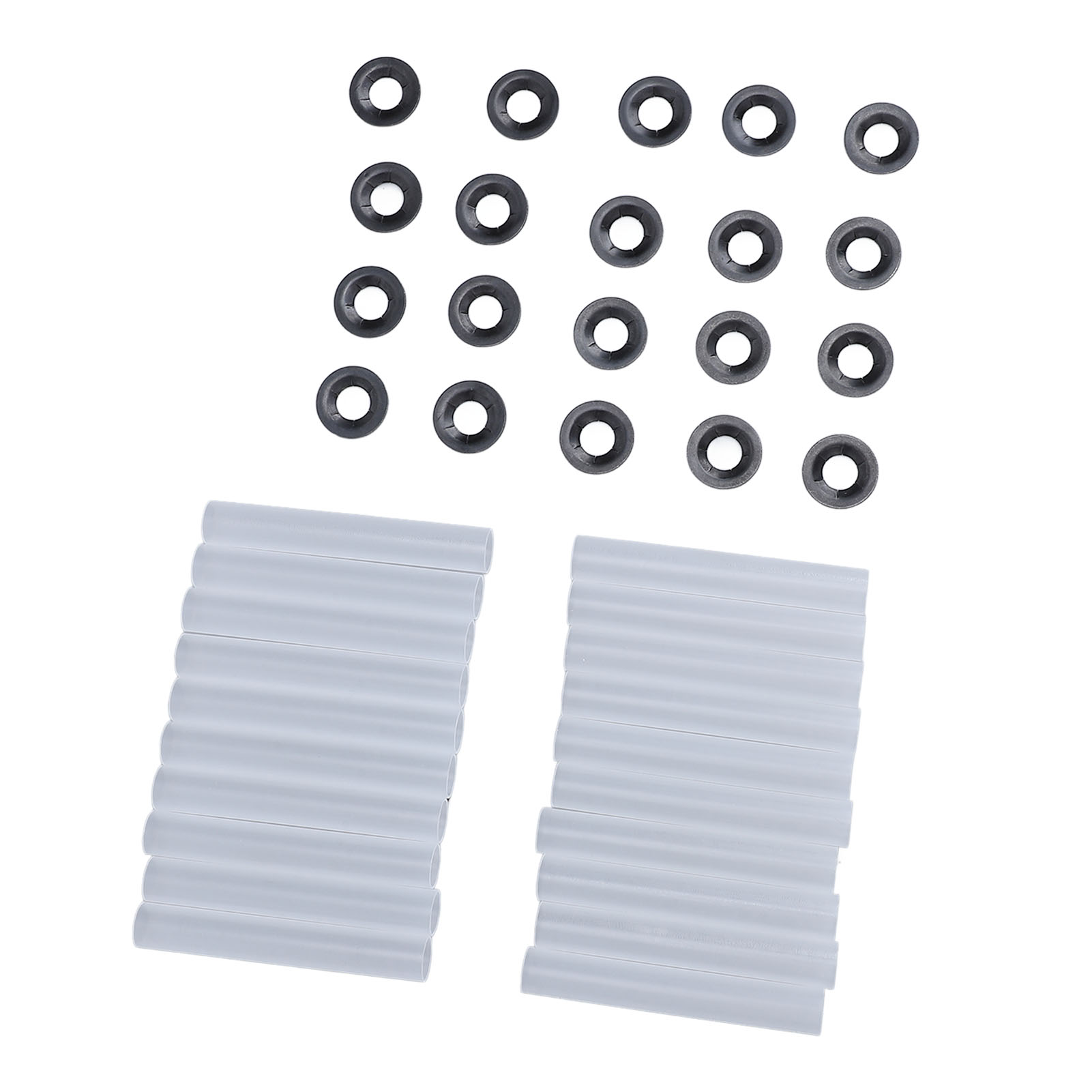 Garage Door Hinge Quiet Roller Sleeves Shaft Nuts Sleeves Easy Install Wear Resistance for Cars RV Garage Doors. 